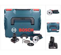 Bosch GWS 12V-76 Professional Meuleuse angulaire sans fil avec boîtier L-Boxx + 1x Batterie GBA 6,0 Ah - sans Chargeur