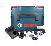 Bosch GWS 12V-76 Professional Meuleuse angulaire sans fil avec boîtier L-Boxx mit 1x Batterie GBA 6,0 Ah + 1x Chargeur GAL 1230