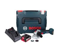 Bosch GWS 18V-10 Professional Meuleuse angulaire sans fil 125mm Brushless 18V + 1x Batterie 5,0 Ah + Chargeur + Coffret