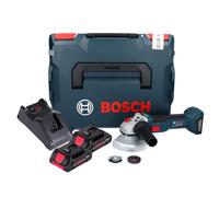 Bosch GWS 18V-10 Professional Meuleuse angulaire sans fil 125mm Brushless 18V + 2x Batteries ProCORE 4,0 Ah + Chargeur + Coffret