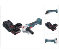 Bosch GWS 18V-10 Professional Meuleuse angulaire sans fil 18 V 115 mm Brushless + 2x batterie 5,0 Ah + chargeur