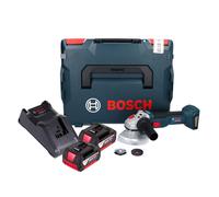 Bosch GWS 18V-10 Professional Meuleuse angulaire sans fil 18 V 125 mm Brushless + 2x batterie 5,0 Ah + chargeur + L-Boxx