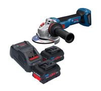 Bosch GWS 18V-11 Professional Meuleuse angulaire sans fil 18 V 125 mm + 2x batterie ProCORE 5,5 Ah + chargeur