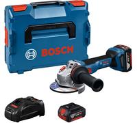 Bosch Professional 18V System meuleuse angulaire sans-fil GWS 18V-11 S (diamètre de disque 125 mm, incl 2x GBA 5,0 Ah, chargeur GAL 1880, L-BOXX)