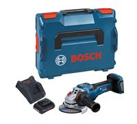Bosch GWS 18V-15 PSC Professional Meuleuse angulaire sans fil 18 V 125 mm BITURBO Brushless + 1x batterie ProCORE 4,0 Ah + chargeur + L-Boxx