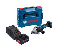 Bosch GWS 18V-15 PSC Professional Meuleuse angulaire sans fil 18 V 125 mm BITURBO Brushless + 1x batterie ProCORE 8,0 Ah + chargeur + L-Boxx