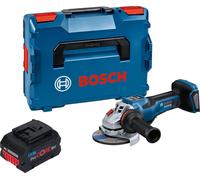 Bosch GWS 18V-15 PSC Professional Meuleuse angulaire sans fil 18 V 125 mm BITURBO Brushless + 1x batterie ProCORE 8,0 Ah + L-Boxx - sans chargeur