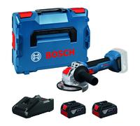 Bosch GWX 18V-8 18V Batterie X-LOCK Meuleuse D'angle Kit (2x 4,0 Ah) Dans L-Boxx - 125 Mm