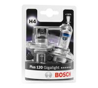 Bosch H4 Plus 120 Gigalight lampes de phare - 12 V 60/55 W P43t - 2 ampoules