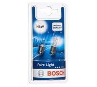 Ampoule secondaire BOSCH H6W Pure Light 12V/6W, 2 pièce