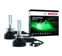 Bosch ~H7 LED Gigalight - lampes de phare auto - 12V 30W, blanc froid 6000K - lot de 2 lampes LED - usage hors routes ouvertes uniquement