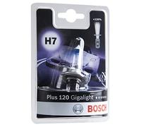 Ampoule, éclairage de virage BOSCH H7 Gigalight Plus 120% 12V, 55W