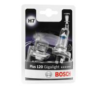 Bosch H7 Plus 120 Gigalight lampes de phare - 12 V 55 W PX26d - 2 ampoules