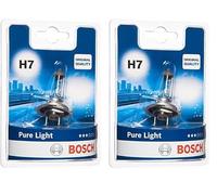 Bosch H7 Pure Light lampe de phare - 12 V 55 W PX26d - 1 ampoule (Lot de 2)