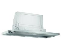 Bosch Hausgeräte DFR097A52 Série 4 Hotte plate 90 cm de large, circulation et évacuation de l'air, fabriquée en Allemagne, moteur EcoSilence Drive silencieux et efficace, éclairage LED uniforme,