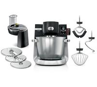 Bosch Hausgeräte-Store Robot de cuisine série 6 MUMS6ZS13D, technologie de capteur avec balance de précision 1 g, 1600 W, bol en acier inoxydable de 5,5 l, minuteur intégré, hachoir en continu, noir