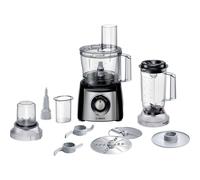 Bosch Haushalt MCM3PM386 Robot de cuisine 900 W acier inoxydable, noir