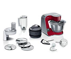 Bosch Haushalt MUM5/Serie 4 Robot de cuisine 1000 W rouge-argent