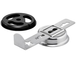 Bosch Haushalt MUZ9SV1 MUZ9SV1 Élément de décoration petits gâteaux pour hachoir acier inoxydable, noir