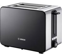 Bosch TAT7203 grille-pain 2 part(s) 1050 W Noir, Acier inoxydable