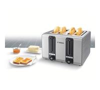 Bosch Haushalt TAT7S45 Grille-pain 4 brûleurs, fonction toast gris, noir