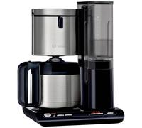 Bosch Haushalt TKA8A683 Cafetière acier inoxydable, noir Nombre de tasse=8