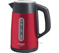 Bosch TWK4P434 bouilloire 1,7 L 2400 W Noir, Rouge