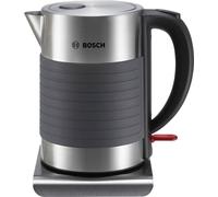 Bosch TWK7S05 bouilloire 1,7 L 2200 W Noir, Gris