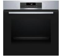 Bosch HBA171BS4F Série 2 - Four encastrable, Pyrolyse, 10 recettes auto | Inox, HotAir 3D, Commande tactile LED efficacité énergétique