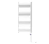 Bosch - Heat Radiator 4500 - Radiateur Électrique de Salle de Bain, Dimensions 1110x600 mm, 600 Watt, avec Porte-serviette et Régulateur de Température Intégré, Blanc
