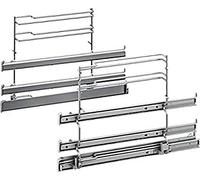 Rails d'étagère télescopique - Bosch - HEZ538S00 - 3 niveaux - Métal - Gris