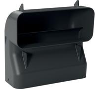Bosch HEZ9VDSB4 - Gaine de ventilation 90° coude plat S - tube - vertical -noir