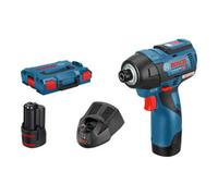Bosch Visseuse à chocs sans fil GDR 12V-110 Professional, avec 2 batteries 3,0 Ah, L-BOXX - 06019E0005