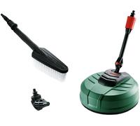 Bosch Kit de nettoyage Nettoyeur haute pression pour maison et voiture (avec nettoyeur de surfaces et patios, brosse de lavage et buse à 90 degrés, en emballage carton)