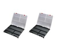 Bosch Home and Garden 1600A019CG Boîte de couvercle (pour boîte de rangement Systembox) Gris (Lot de 2)