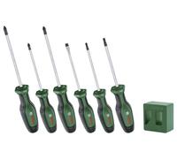 Bosch - Set de 6 tournevis Premium avec magnétiseur (6 tournevis en acier S2 extra dur magnétiseur démagnétiseur)