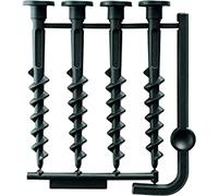 Bosch Home and Garden 4 vis pour station de charge - Accessoires pour tondeuse robot Indego Noir