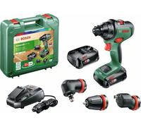 Bosch Home and Garden AdvancedDrill 18 2 vitesses-Perceuse-visseuse sans fil 18 V + 2 batteries, + mallette, + chargeur