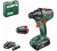 Bosch Home and Garden AdvancedDrill 18 2 vitesses-Perceuse-visseuse sans fil 18 V + batterie, + mallette, + chargeur G