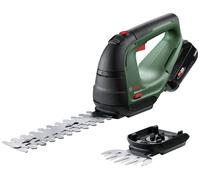 Bosch Home and Garden ADVANCEDSHEAR 18-10 sans fil Cisaille à gazon, Sculpte-haie avec batterie, avec chargeur 18 V Li-Ion