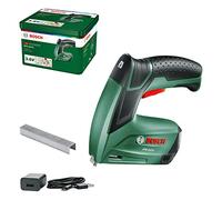 Bosch Home and Garden Agrafeuse sans fil Bosch - PTK 3,6 LI (batterie intégrée, 3,6 V, 30 frappes/min, dans une boîte en métal)