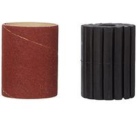 Bosch Home and Garden Lot de porte-outil et manchon abrasif - Accessoire pour PRR 250 ES Noir