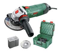 Bosch Vert - Meuleuse 1 angulaire pws 850-125 bosch + 2 Accessoires + 1 boîte à outils SystemBox - 06033A270A