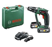 Bosch Home and Garden Perceuse à percussion sans fil Bosch - PSB 18 LI-2 Ergonomic (Livrée avec 2 batteries 18V-2,5Ah, coffret de rangement)