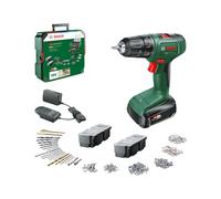 Bosch Home and Garden Perceuse-Visseuse Sans Fil - Easydrill 18V-40 (Visser Ou Percer Dans Le Bois, Métal Et Plastique; 241 Accessoires; 1 Bat 18V 1.5 Ah ; Avec 1 Systembox)