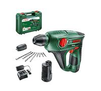 Bosch Home and Garden Perforateur sans fil Bosch - Uneo (Livré avec 2 Batteries 12V - 2,0Ah et son adaptateur pour forets, avec accessoires)