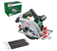 Bosch Home and Garden Scie circulaire sans fil - UniversalCirc 18V-53 (coupes dans tous les bois et dérivés ; profondeur de coupe maxi 53 mm ; set de 2 rails de guidage ; système 18V) - Amazon Edition