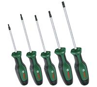 Bosch Set de 5 tournevis Home and Garden – High Performance, acier S2, Softgrip, pointe magnétique