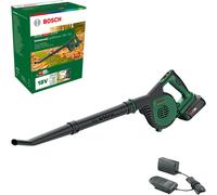 Bosch Home and Garden Souffleur de Feuilles sans Fil Bosch - UniversalLeafBlower 18V-130 (pour Le Nettoyage Rapide et Facile des Jardins, allées et terrasses ; système 18V ; sans Batterie)