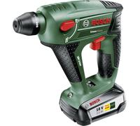 Bosch Home and Garden UneoMaxx SDS-Quick-Marteau perforateur sans fil 18 V 2.5 Ah Li-Ion + batterie, + accessoires, + mallette